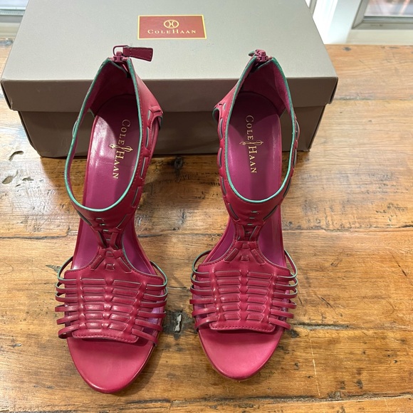 Cole Haan Excellent Condition Fuchsia Heels - Picture 1 of 6
